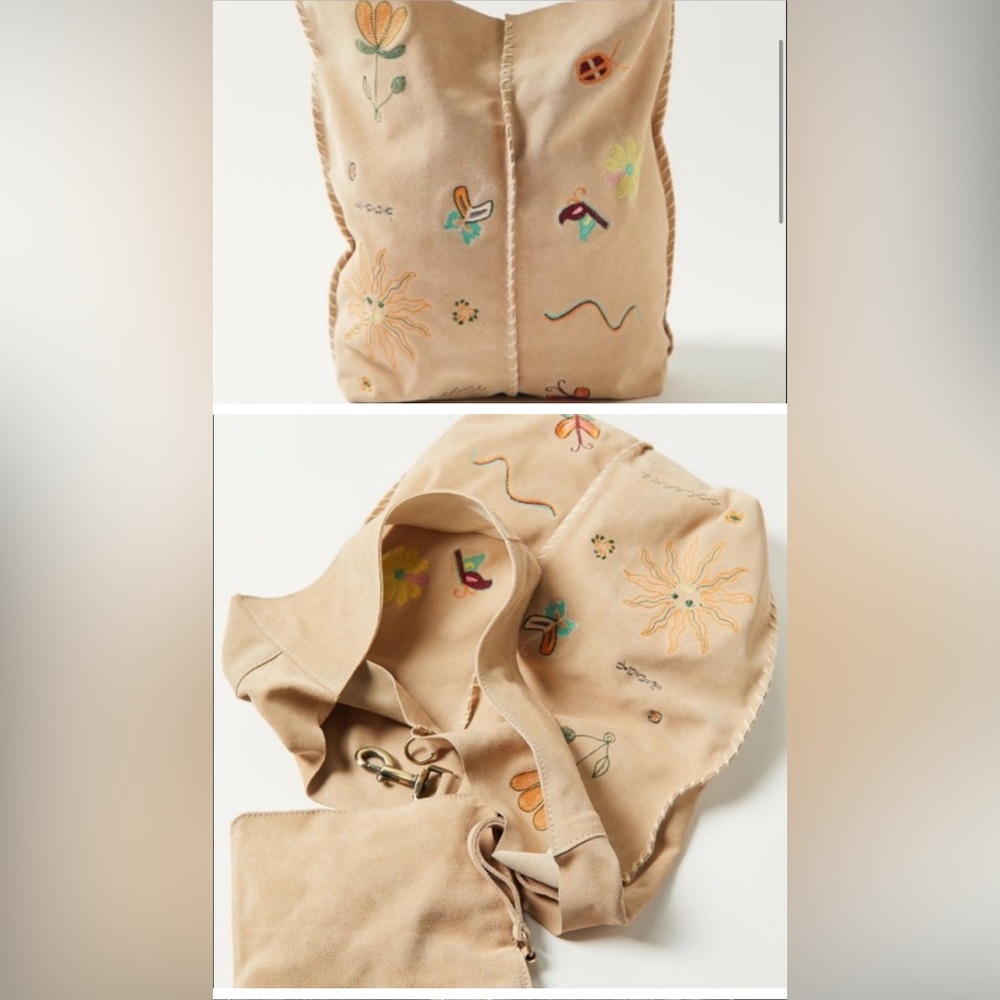 NWT Urban Outfitters Lex Embroidered Shoulder Bag